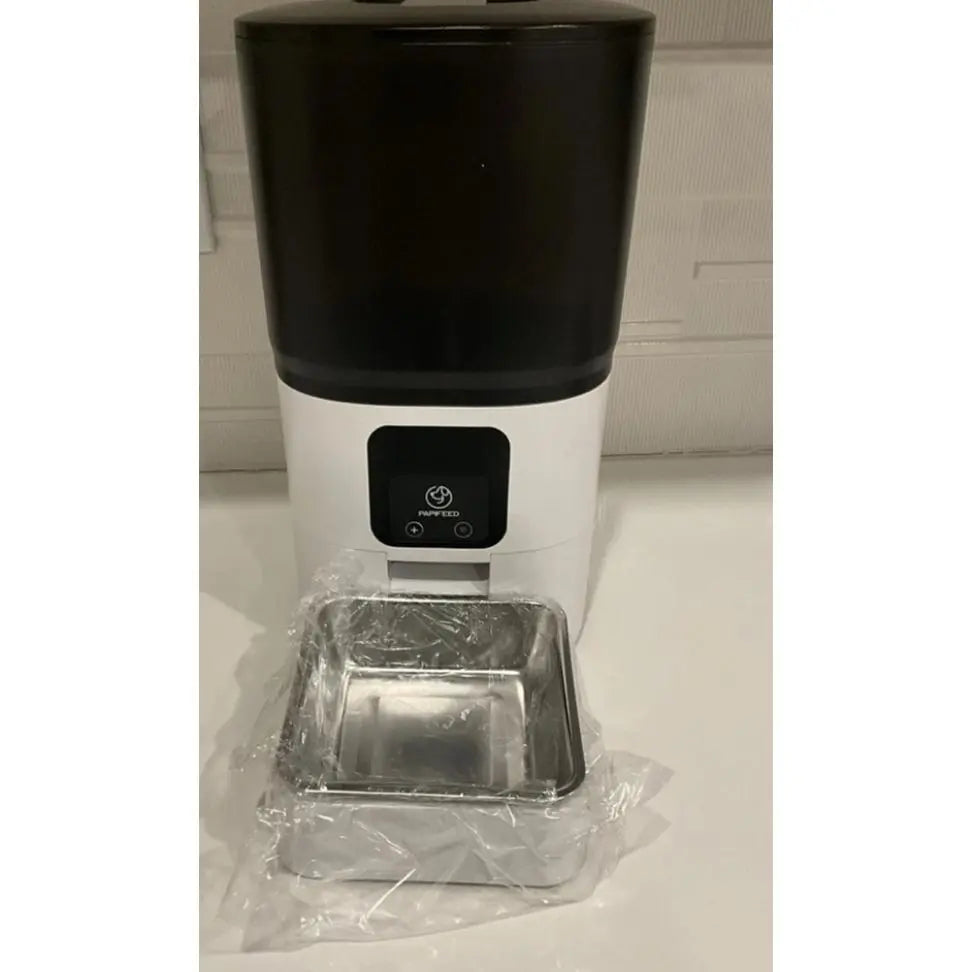 App-Controlled Wi-Fi Pet Food Dispenser with Auto-Feeding, Plastic-Steel Construction, Washable Parts for Dogs and Cats